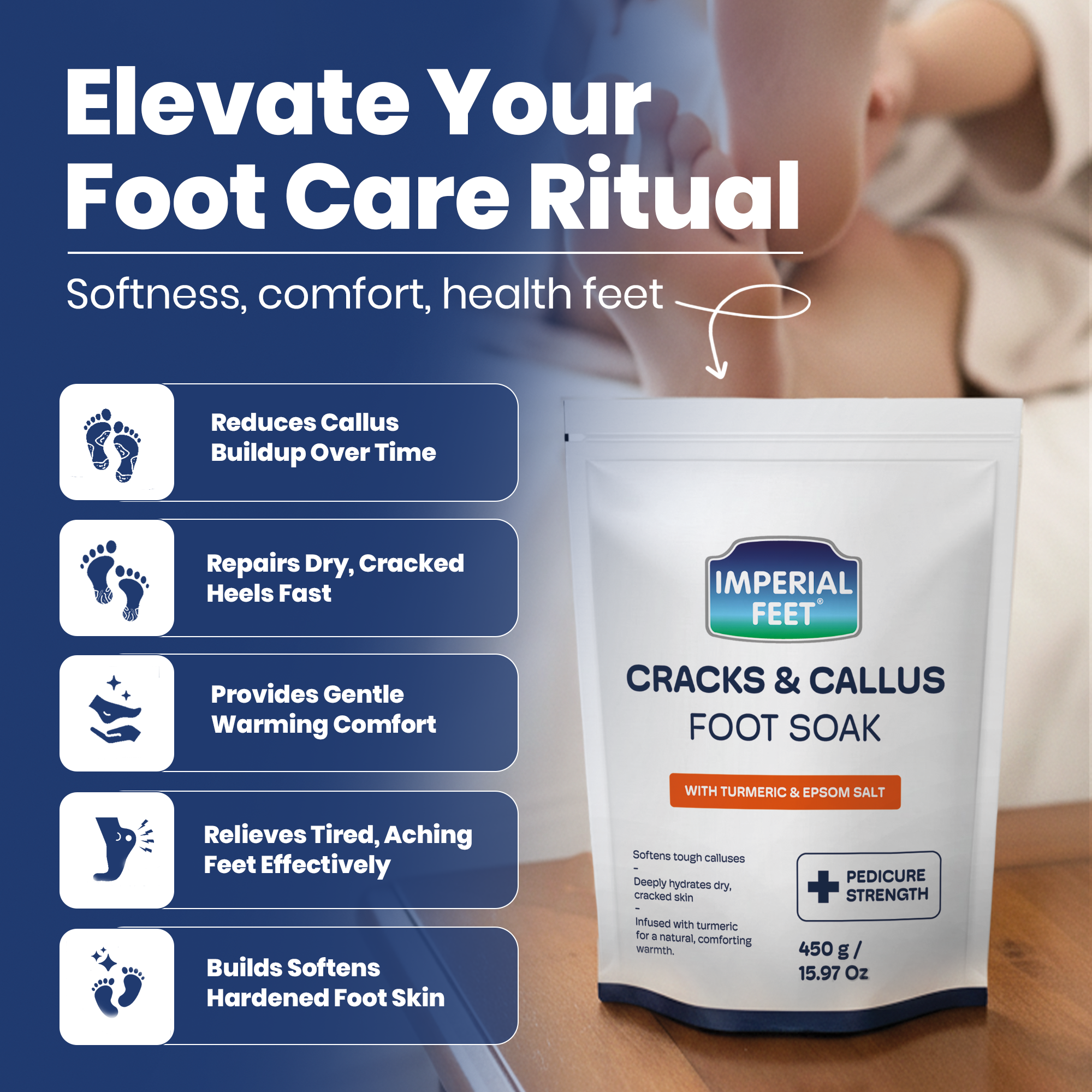 Cracks & Callus Foot Soak